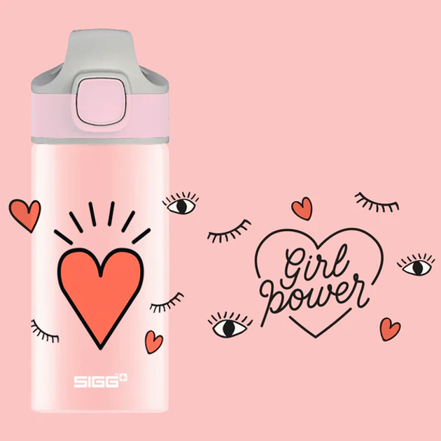 Butelka na wodę Sigg Miracle Kids Girl Power dla dzieci 400 ml (7610465873021) - obraz 5