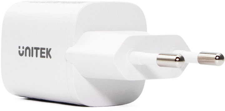 Мережевий зарядний пристрій Unitek USB-A + USB-C 33 Вт White (P1125AWH01-EU) - зображення 5