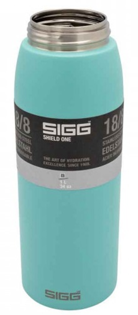 Пляшка для води Sigg Shield One Glacier Бірюзова 1 л (7610465899250) - зображення 3