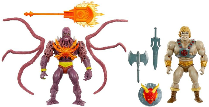 Zestaw figurek Mattel Masters of the Universe Stranger Things Doppelpack He-Man and Vecna 14 cm HVV72 (194735208692) - obraz 2