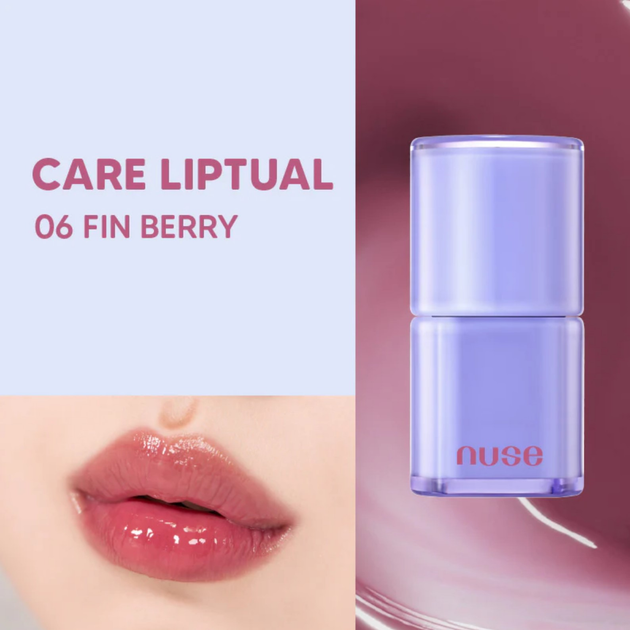 Тінт для губ Nuse Care Liptual глянцевий 06 Fin Berry 4.5 г (8809625247058) - зображення 5