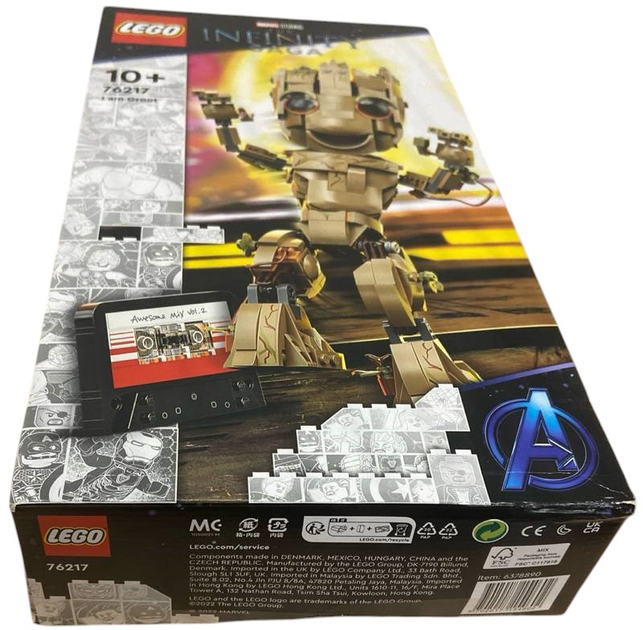 Zestaw klockow LEGO Super Heroes Ja jestem Groot 476 elementow (76217) (955555908136953) - Outlet - obraz 3
