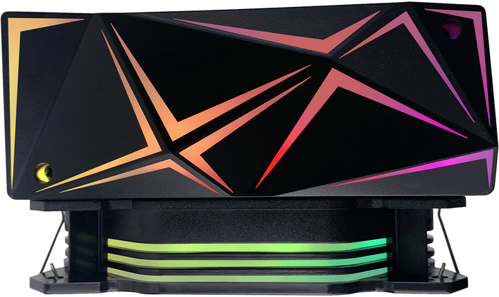 Кулер Rampage OCTAGON C50 ARGB Black (8680096124914) - зображення 5