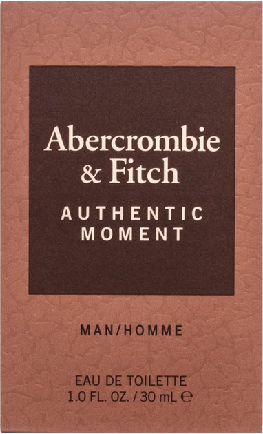 Туалетна вода для чоловіків Abercrombie & Fitch Authentic Moment 30 мл (085715169501) - зображення 3