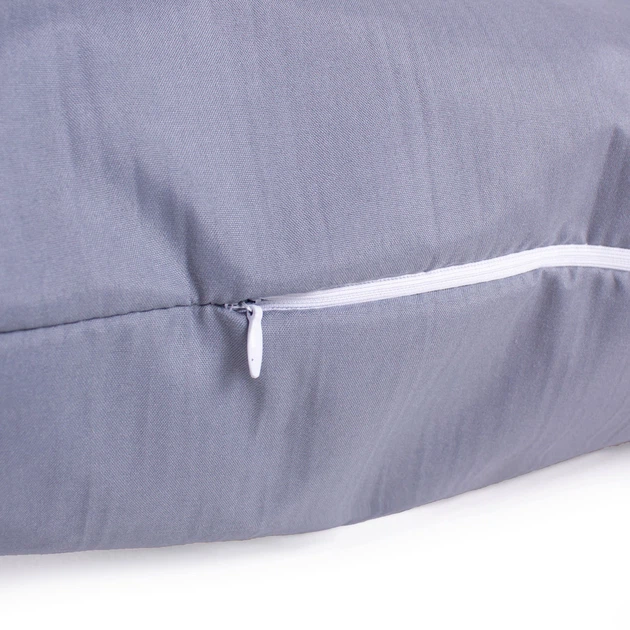 Набор антиаллергенный MirSon EcoSilk Супер Теплый №9039 Eco Light Gray (одеяло 172x205 см + подушки 50х70 средние) (2200005995372) - изображение 8