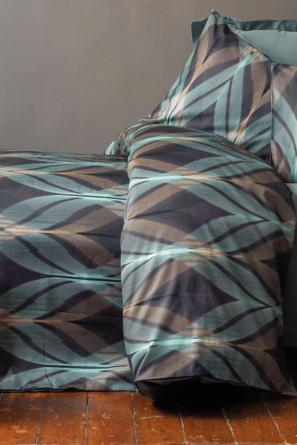 Комплект постельного белья Issimo Digital Satin 200х220 см La Mer - изображение 2
