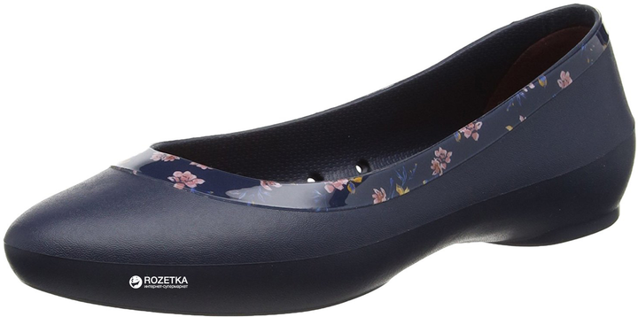 crocs lina shiny flat