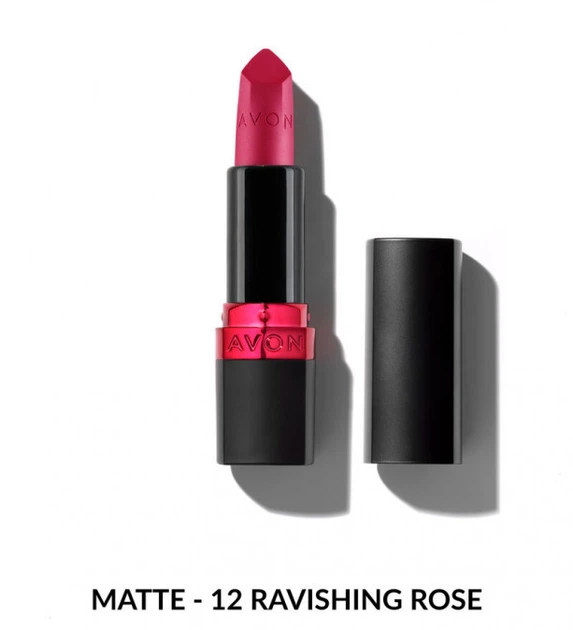 Увлажняющая матовая губная помада Avon «Ультра» 12 Ravishing Rose/12 Очаровательная роза - Фото 1 Увлажняющая матовая губная помада Avon «Ультра» 12 Ravishing Rose/12 Очаровательная роза - изображение 1