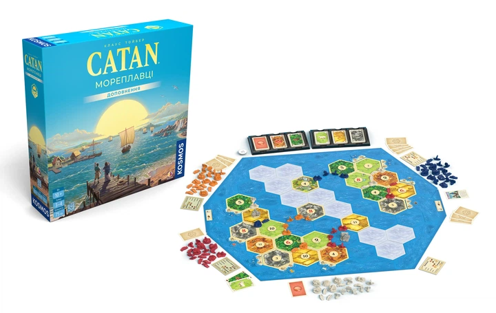 Настільна гра Rozum CATAN: Мореплавці - Доповнення! Українською! - изображение 2