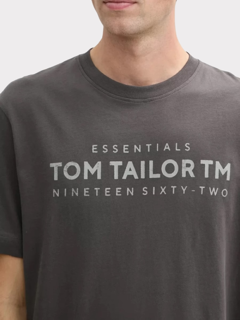 Футболка Tom Tailor MEN'S T-SHIRT XXL Темно-сірий 1045631-10899 - изображение 2