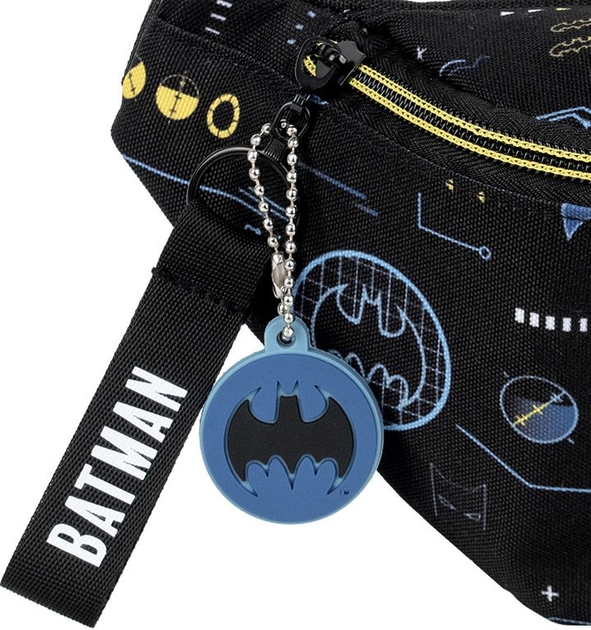 Сумка-бананка дитяча Kite Kids DC Batman 27x15x6.5 Чорна (DC25-2577) - зображення 6