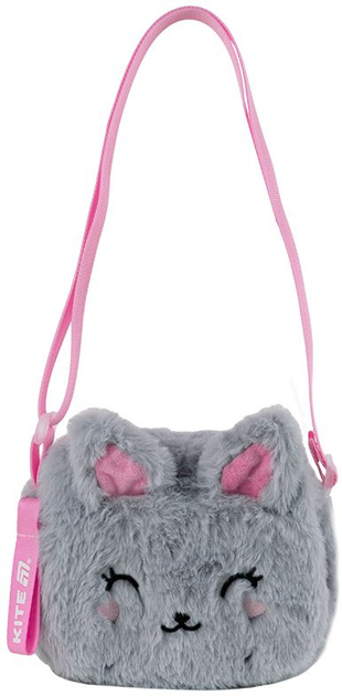 Сумка дитяча Kite Kids Fluffy Cat 15х13х3.5 Сіра (K25-2710-3) - зображення 3