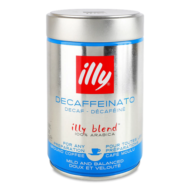 Кофе молотый Illy Decaffeinato молотый без кофеина 250г - Фото 2 Кофе молотый Illy Decaffeinato молотый без кофеина 250г - изображение 2