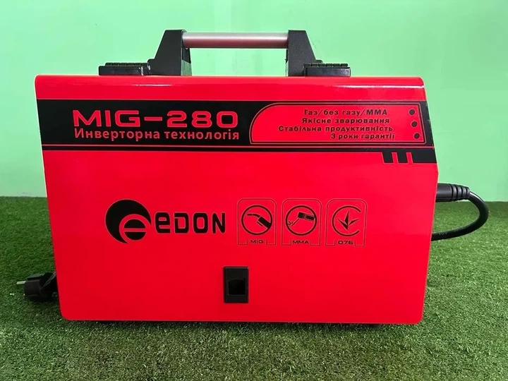 Сварочный полуавтомат Edon MIG-280V (2 в 1 MIG + MMA) 7.2 кВт, 280 А, еврорукав - изображение 7