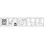 Клещи для обжима и зачистки проводов YATO, тип RJ45, RJ10, RJ11, L=205 мм : YT-22443 - изображение 5