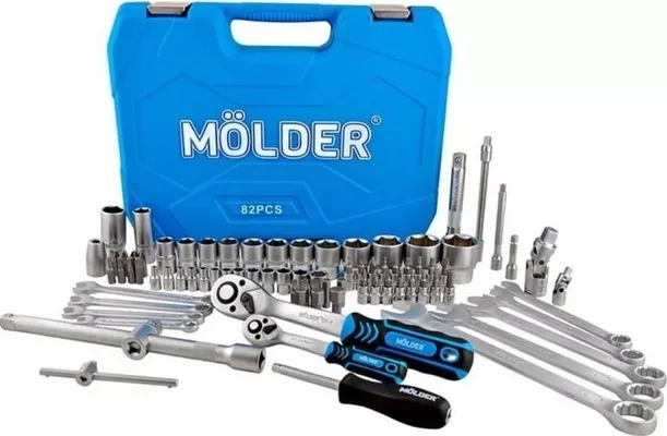 Профессиональный набор инструментов в кейсе MOLDER MT60082,82 единиц - изображение 2