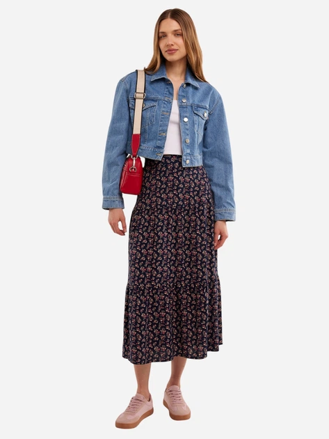 Спідниця міді літня жіноча Big Star Vendi 000 XL Різнокольорова (5900714836887) - зображення 4