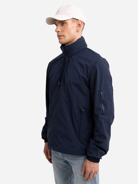 Kurtka wiatrówka męska z kapturem Big Star Travello 403 L Granatowa - obraz 5