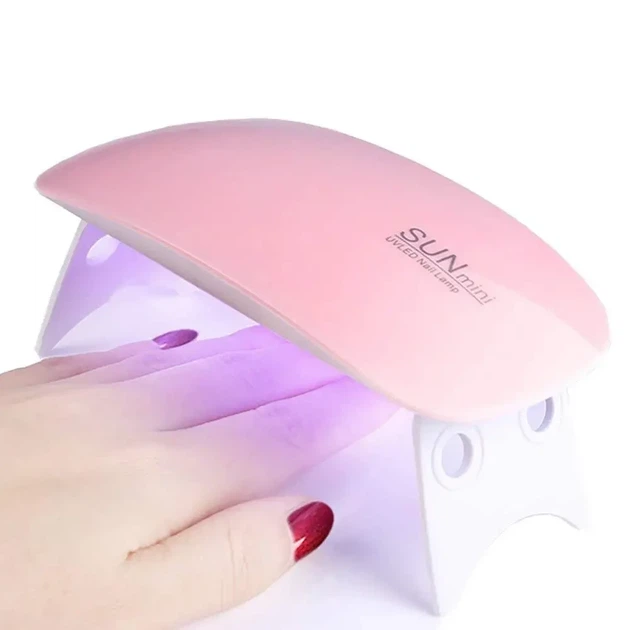 Лампа Beauty nail SUN mini 6W LED+UV для сушки ногтей работает от USB кабеля - изображение 3