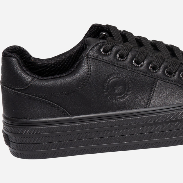 Sneakersy damskie do kostki Big Star RR274299 40 Czarne - obraz 6