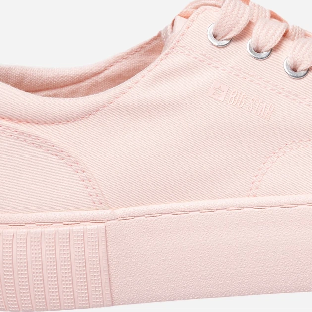 Жіночі кеди низькі Big Star RR274404 41 Рожеві (5900714881757) - зображення 6