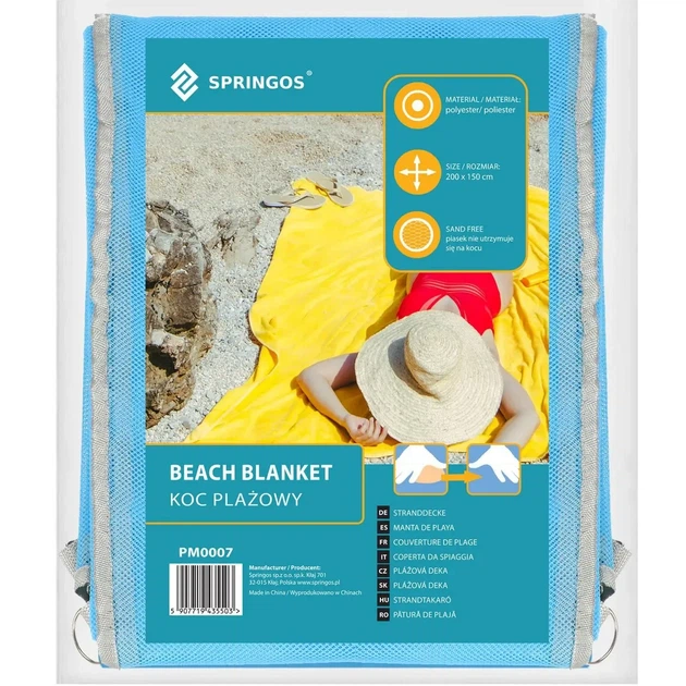 Подстилка пляжная антипесок Sand Free Mat 150х200 см пляжный коврик анти-песок - изображение 13