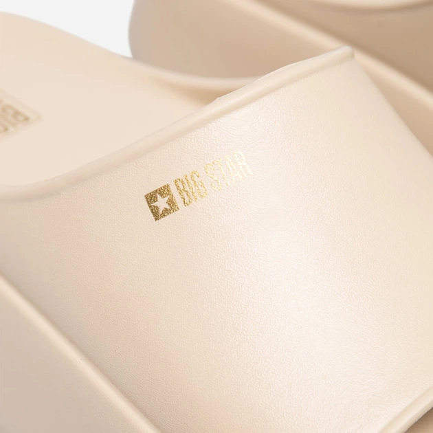 Klapki basenowe damskie na platformie Big Star RR274A56 37 Beżowe - obraz 4