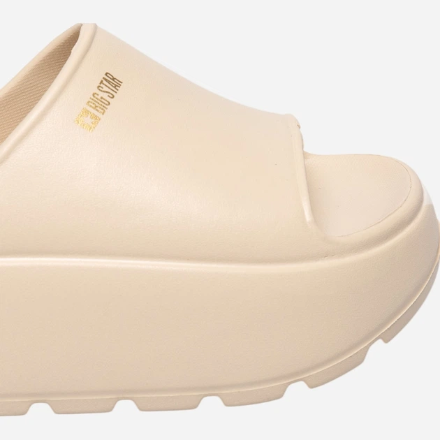 Жіночі шльопанці для пляжу Big Star RR274A56 41 Бежеві (5900714855048) - зображення 3