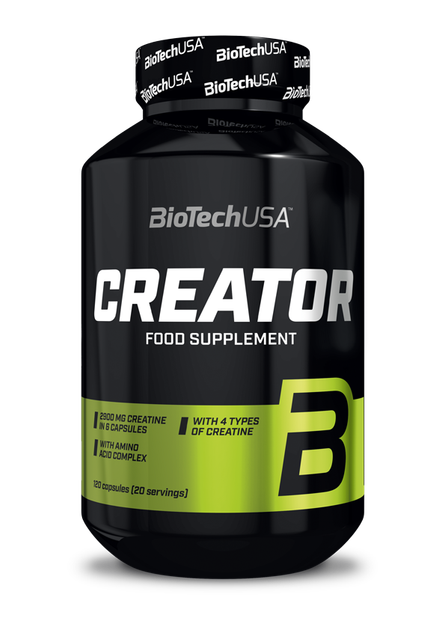 Креатин BioTech CreaTor 120 капсул - Фото 1 Креатин BioTech CreaTor 120 капсул - изображение 1