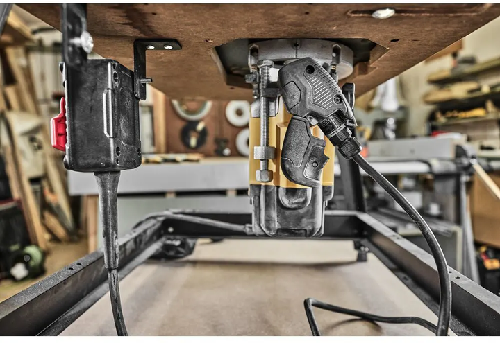 Фрезер DeWALT 9000 - 22000 об/мин, цанговый патрон 12 мм, пульт ДУ, кейс TSTAK (DWE627KT) - изображение 4