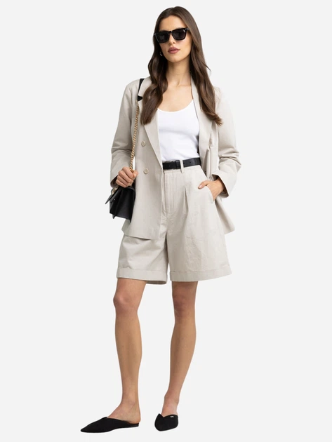 Spodenki damskie bermudy Big Star Maryliani 800 L Beżowe - obraz 5