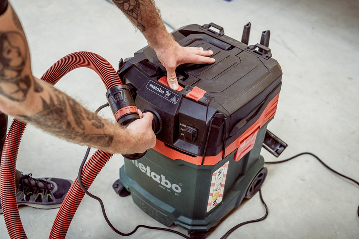 Профессиональный пылесос Metabo ASA 30 L PC : 1200 Вт, 30 л, сухое, влажное (602086000) - Фото 9 Профессиональный пылесос Metabo ASA 30 L PC : 1200 Вт, 30 л, сухое, влажное (602086000) - изображение 9