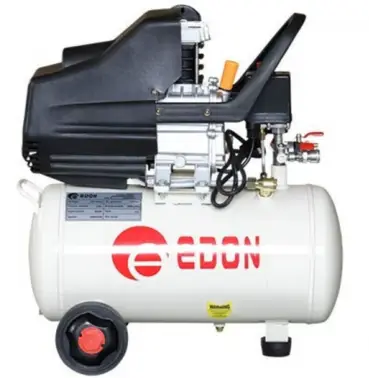 Мощный воздушный компрессор EDON AC 800-WP25L: 800 Вт, 200 л/мин, объем ресивера 25 л - Фото 3 Мощный воздушный компрессор EDON AC 800-WP25L: 800 Вт, 200 л/мин, объем ресивера 25 л - изображение 3