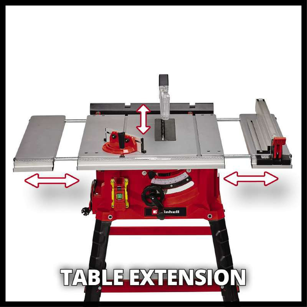 Потужна циркулярна пила Einhell TC-TS 2225 U : 1800/2200Вт, 254 мм диск, 48 зубів, 4250 об/хв (4340515) - зображення 2