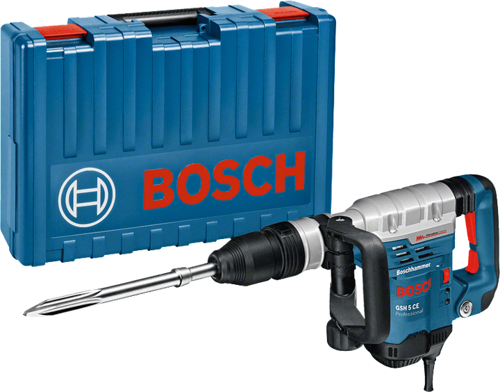 Профессиональный электрический отбойный молоток (бетонолом) Bosch GSH 5 СE : 8.3 Дж мощный отбойник (0611321000) - изображение 3