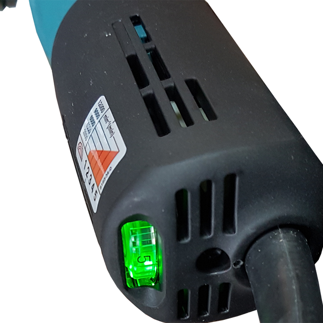 Профессиональная угловая шлифмашина Makita 9565 CVR: 1400 Вт, Ø диска 125х22, 23 мм, 12000 об/мин - изображение 8