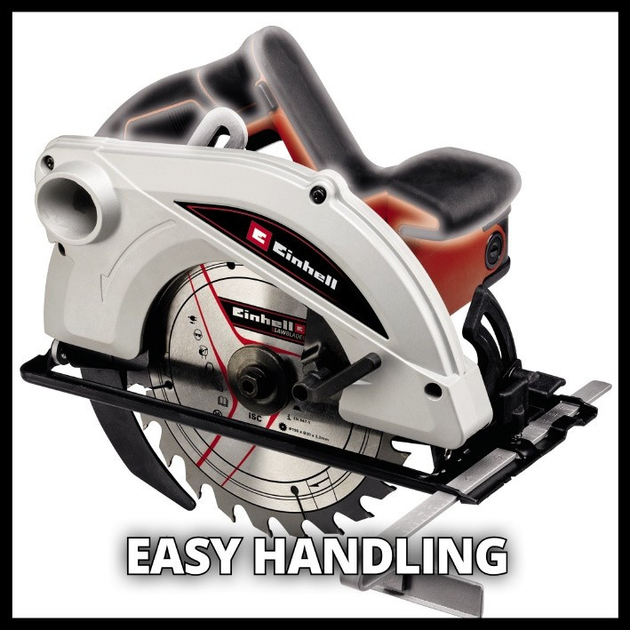 Мощная циркулярная пила Einhell TC-CS 1410 : 1410 Вт, 5500 об/мин, диск 190x30x2,5 мм /24 - изображение 3