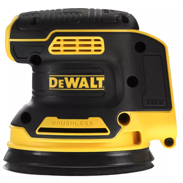 Профессиональная шлифмашина эксцентриковая аккумуляторная DeWALT DCW210N : без АКБ, платформа 125мм - Фото 3 Профессиональная шлифмашина эксцентриковая аккумуляторная DeWALT DCW210N : без АКБ, платформа 125мм - изображение 3