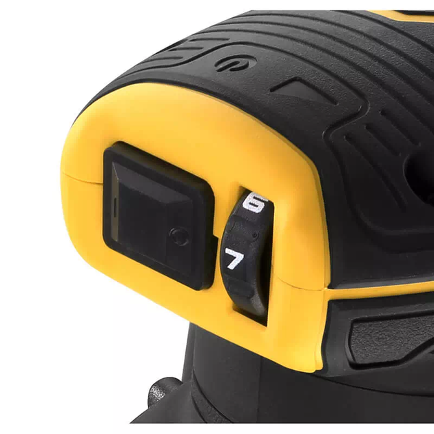 Профессиональная шлифмашина эксцентриковая аккумуляторная DeWALT DCW210N : без АКБ, платформа 125мм - Фото 5 Профессиональная шлифмашина эксцентриковая аккумуляторная DeWALT DCW210N : без АКБ, платформа 125мм - изображение 5