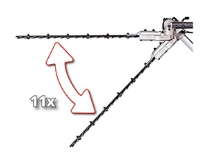 Мощный кусторез телескопический Einhell GC-HH 9046: 900 Вт, длина шины/ножа 46 см / 41,2 см (3403880) - изображение 3
