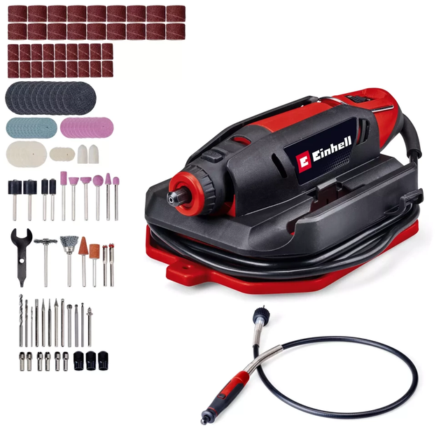 Гравер электрический (бормашина) с гибким валом Einhell TC-MT 150 E : 150Вт (4419380) - изображение 2