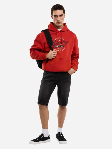 Шорти джинсові довгі чоловічі Big Star Parker 954 L Чорні (5900714824686) - зображення 5