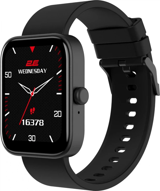 Смарт-часы 2E Alpha SQ Music Edition 46mm Black (2E-CWW40BK) - Фото 1 Смарт-часы 2E Alpha SQ Music Edition 46mm Black (2E-CWW40BK) - изображение 1