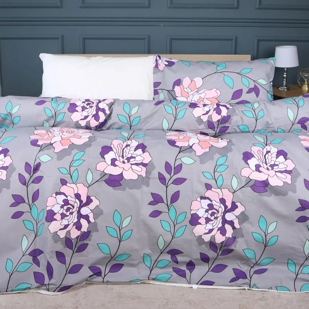 Наволочка MirSon Ranforce Elite 17-0738 Lavender Smoke Blooms 50х50 см (2200010842425) - изображение 2