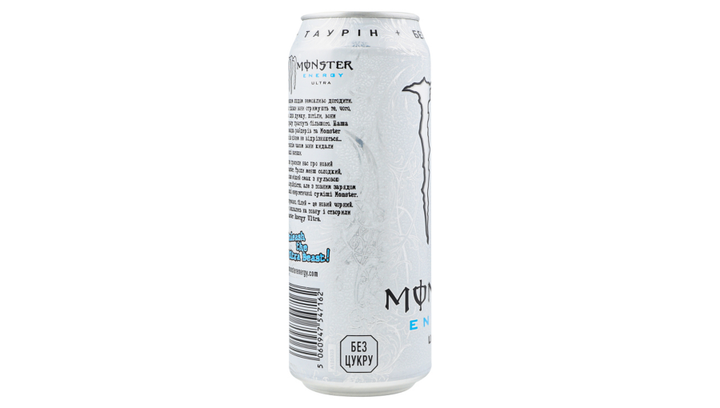 Набір Напій Енергетичний 4шт Monster Energy Ultra White 500ml - зображення 3