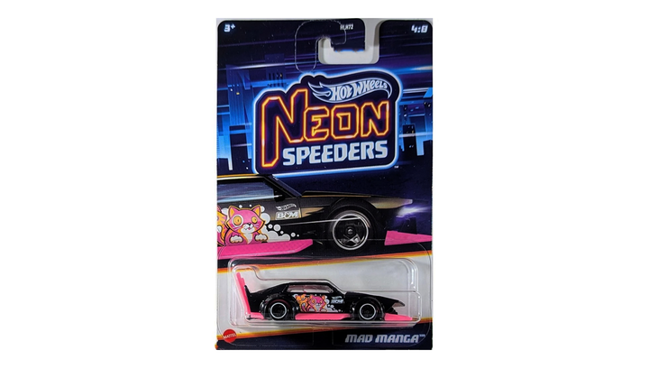 Тематична Машинка Hot Wheels Mad Manga Neon Speeders 1:64 JBY95