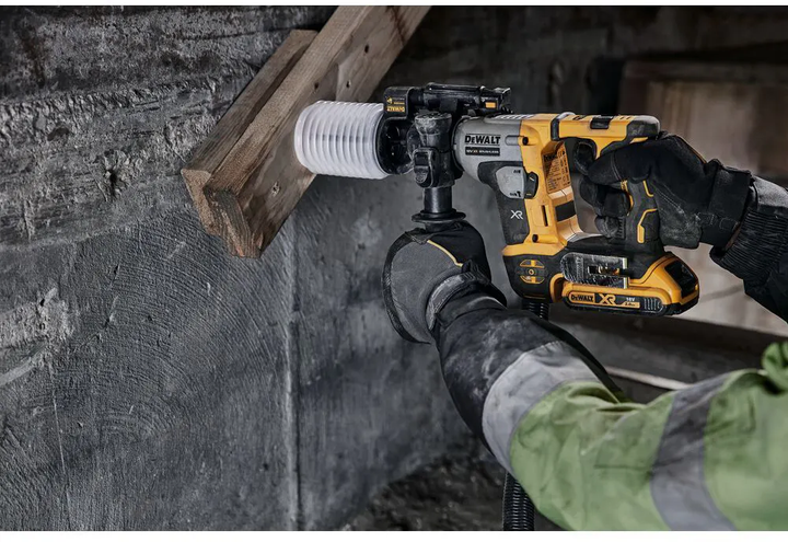 Перфоратор DeWALT бесщёточный, SDS PLUS, 18 В, 1.4 Дж, 2 реж. кейс TSTAK (без АКБ и ЗУ) (DCH172NT) - Фото 6 Перфоратор DeWALT бесщёточный, SDS PLUS, 18 В, 1.4 Дж, 2 реж. кейс TSTAK (без АКБ и ЗУ) (DCH172NT) - изображение 6
