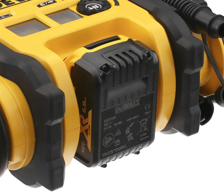 Профессиональный компрессор воздушный аккумуляторный DeWALT DCC018N: без АКБ, 11бар (DCC018N) - изображение 4