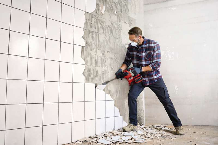 Потужний перфоратор Einhell HEROCCO 36/28-Solo : з АКБ, 18Vx2 (36V) 4.0Ah , 1100 об/хв, частота удару за хв. 5300/3.2 Дж - зображення 9
