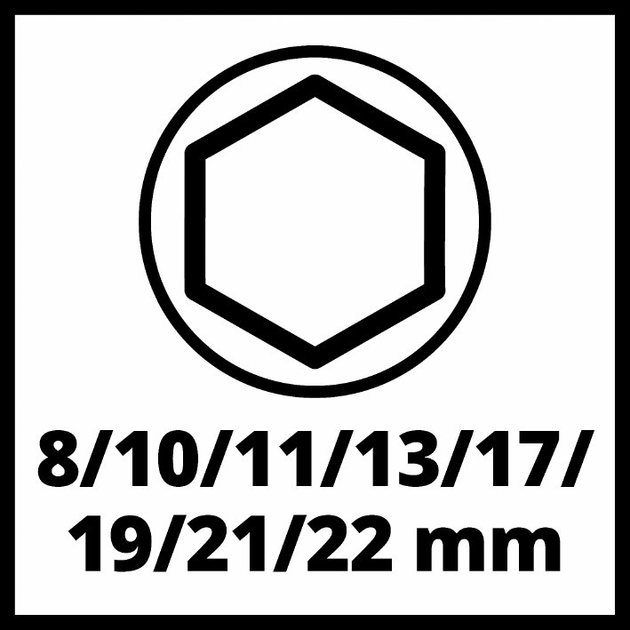 Гайковерт Einhell пневматический TC-PW 340 (4138950) - изображение 7
